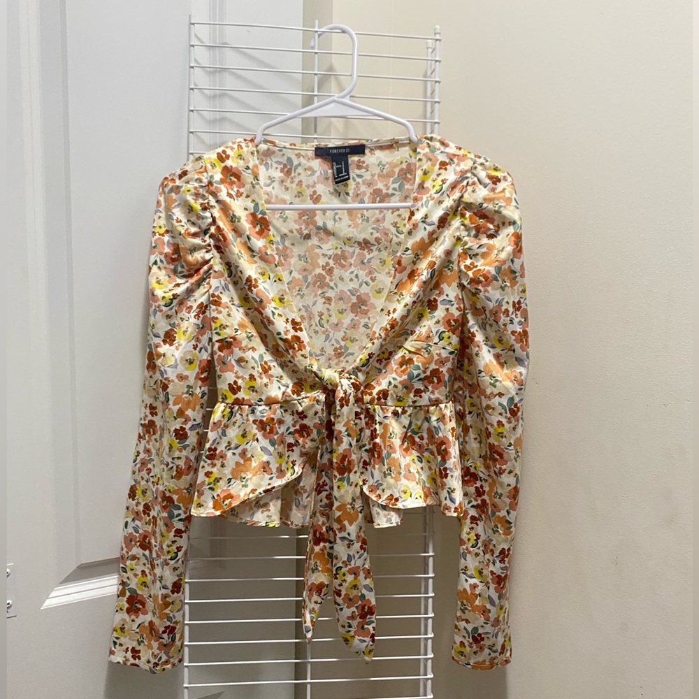 Floral Long Sleeve Top